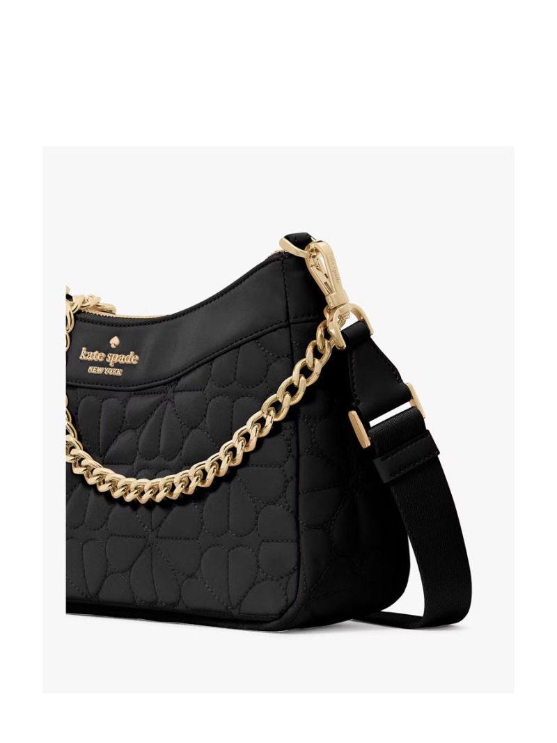 KATE SPADE Spade Flower Quilted Fabric Convertible Crossbody - Image 4