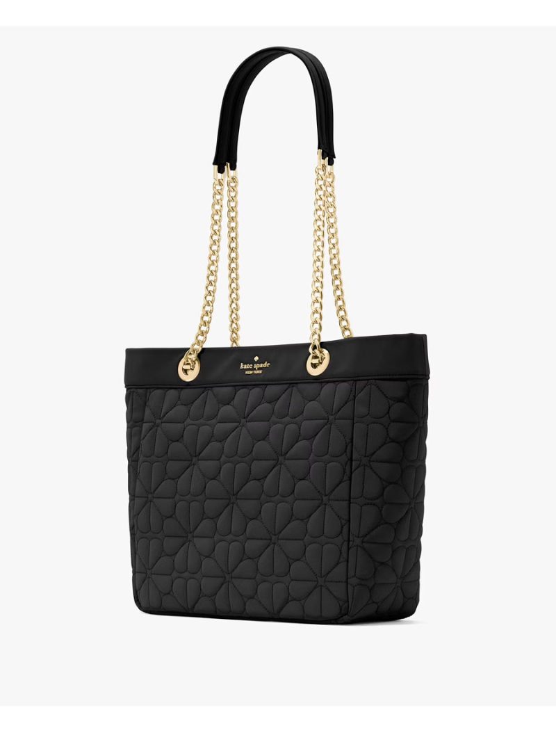 KATE SPADE Spade Flower Quilted Fabric Medium Tote - Image 4