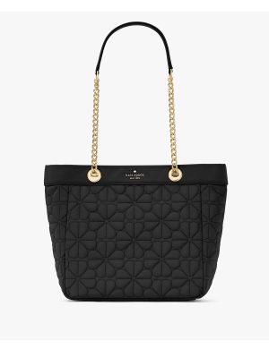 KATE SPADE Spade Flower Quilted Fabric Medium Tote