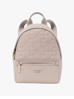 KATE SPADE Spade Flower Quilted Fabric Small Backpack