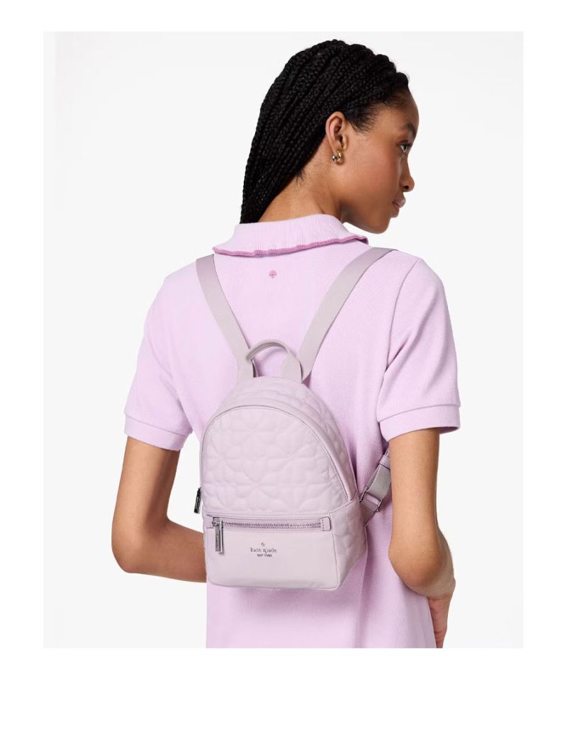 KATE SPADE Spade Flower Quilted Fabric Small Backpack - Image 5