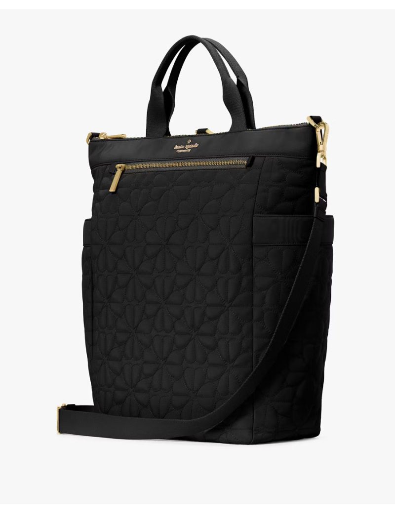 KATE SPADE Spade Flower Quilted Fabric Convertible Backpack - Image 3