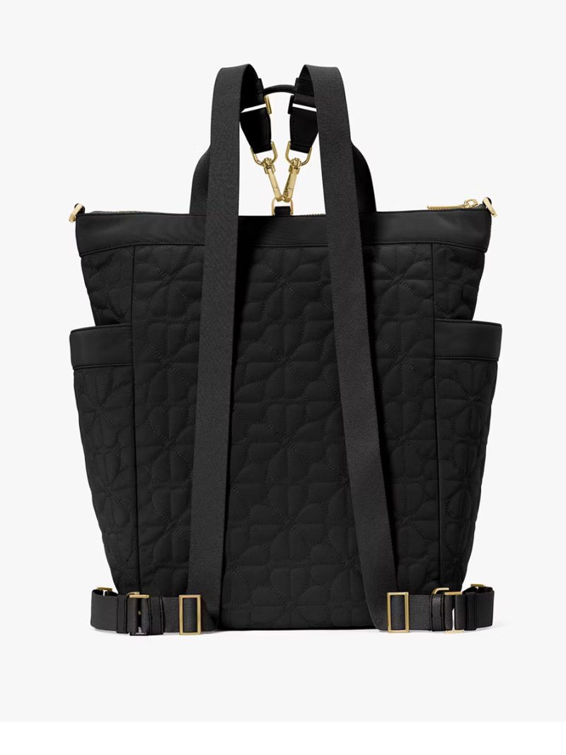 KATE SPADE Spade Flower Quilted Fabric Convertible Backpack - Image 4