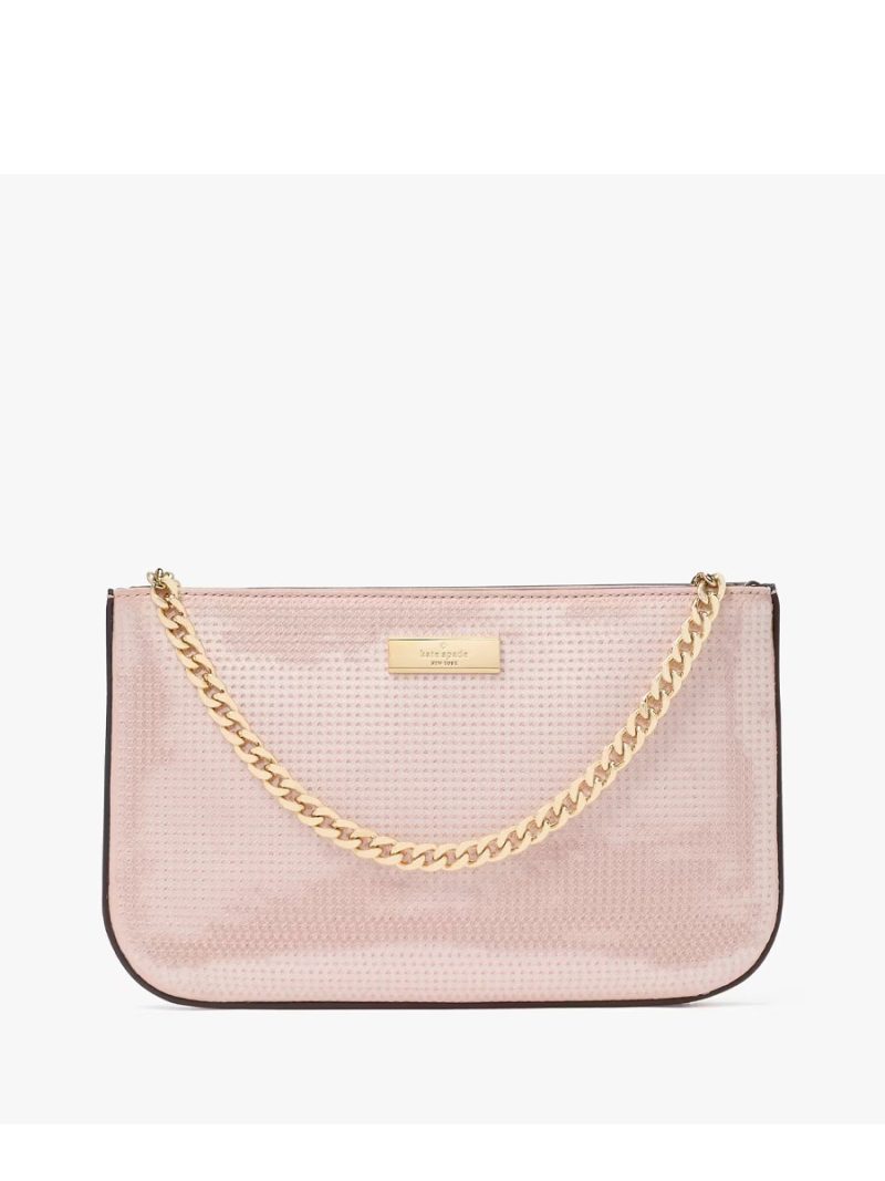 KATE SPADE Madison Satin Sequin Lilly Pochette