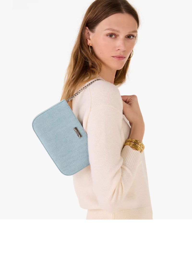 KATE SPADE Madison Studded Denim Lilly Pochette - Image 4