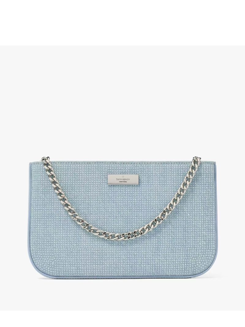 KATE SPADE Madison Studded Denim Lilly Pochette