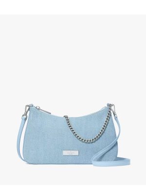 KATE SPADE Madison Studded Denim Convertible Crossbody
