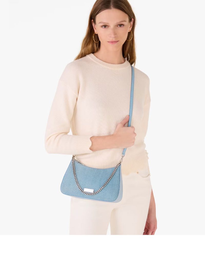KATE SPADE Madison Studded Denim Convertible Crossbody - Image 5