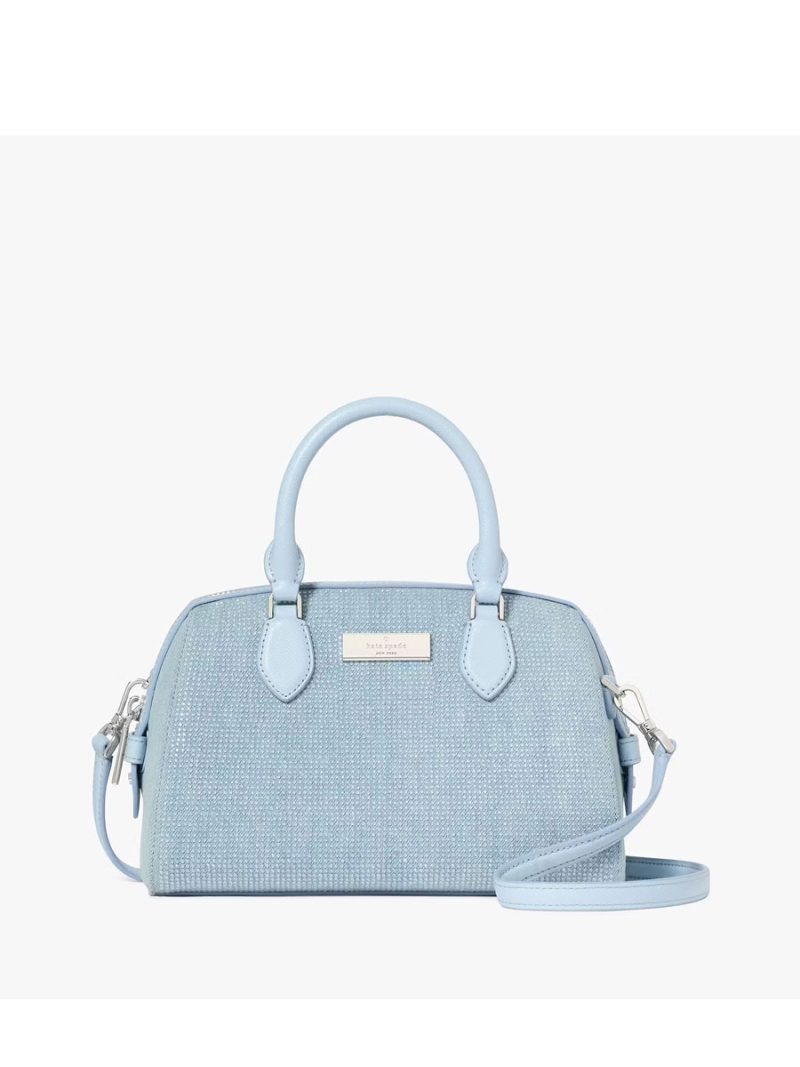 KATE SPADE Madison Studded Denim Small Dolly Duffle