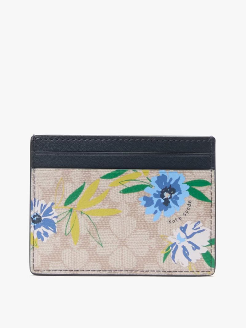 KATE SPADE Spade Flower Floral Small Slim Card Holder - Image 3