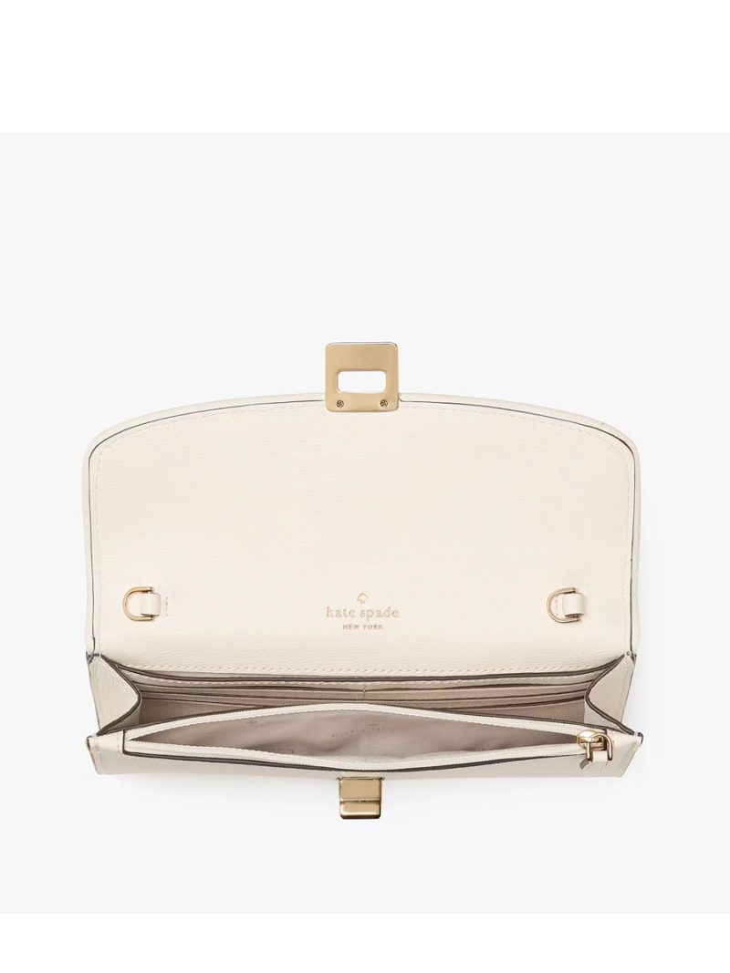 KATE SPADE Phoebe Straw Turnlock Wallet-on-chain - Image 3