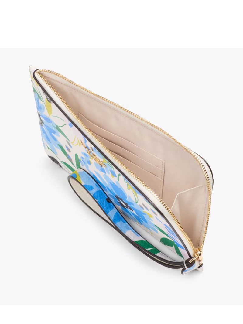 KATE SPADE Lucy Floral Medium L-Zip Wristlet - Image 2