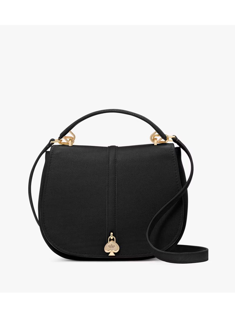 KATE SPADE Kayla Pebbled Leather Saddle Bag