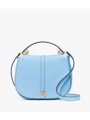 KATE SPADE Kayla Pebbled Leather Saddle Bag