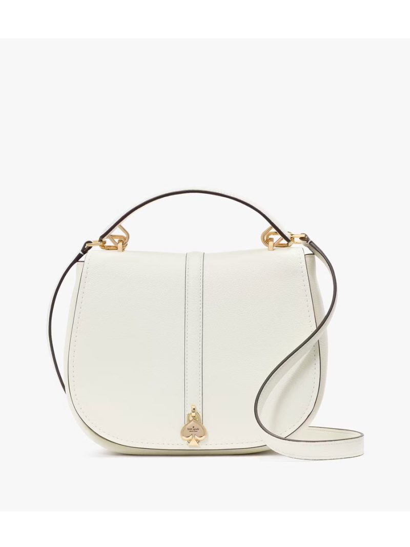 KATE SPADE Kayla Pebbled Leather Saddle Bag