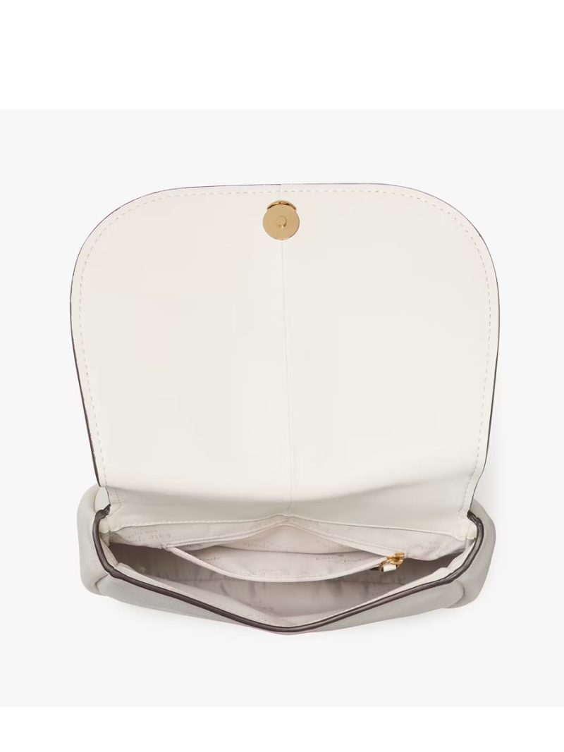 KATE SPADE Kayla Pebbled Leather Saddle Bag - Image 3