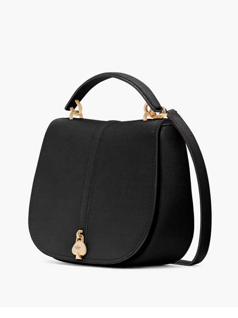 KATE SPADE Kayla Pebbled Leather Saddle Bag - Image 4