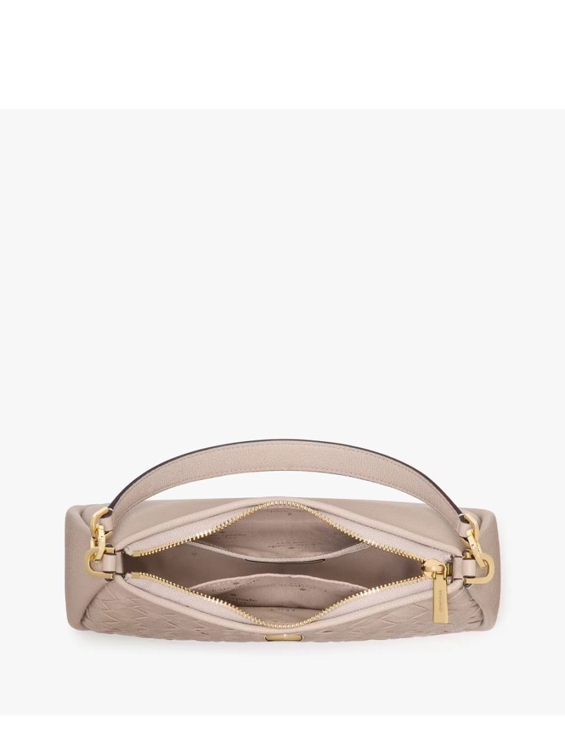 KATE SPADE Kayla Woven Leather Small Convertible Shoulder Bag - Image 2
