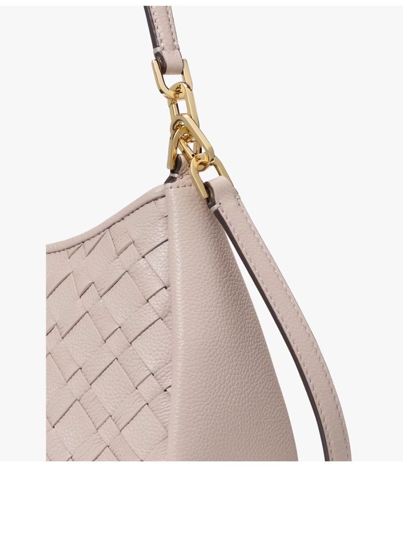 KATE SPADE Kayla Woven Leather Small Convertible Shoulder Bag - Image 5