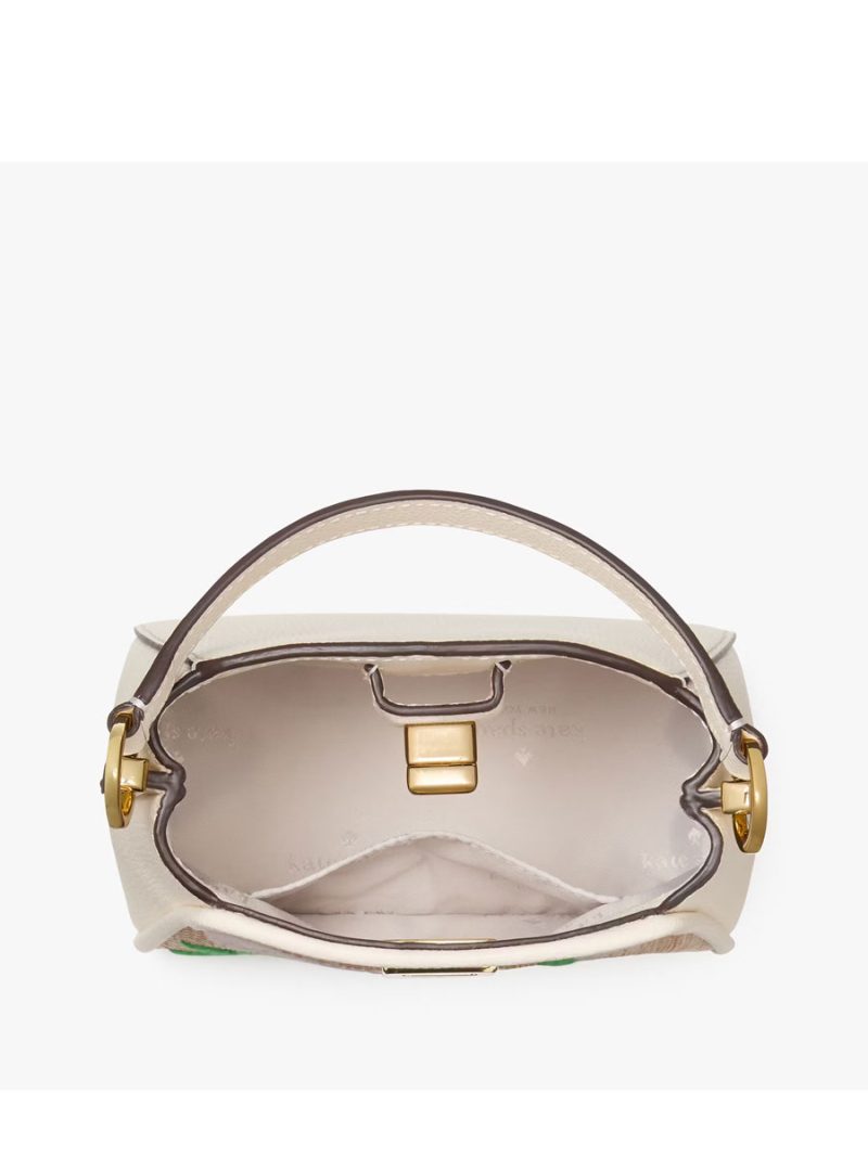 KATE SPADE Phoebe Straw Mini Top Handle Crossbody - Image 4