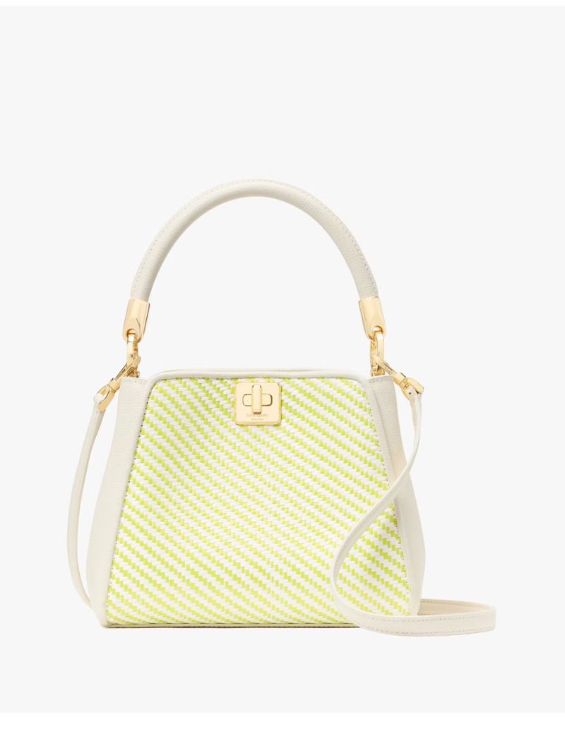 KATE SPADE Phoebe Straw Small Top Handle Bag