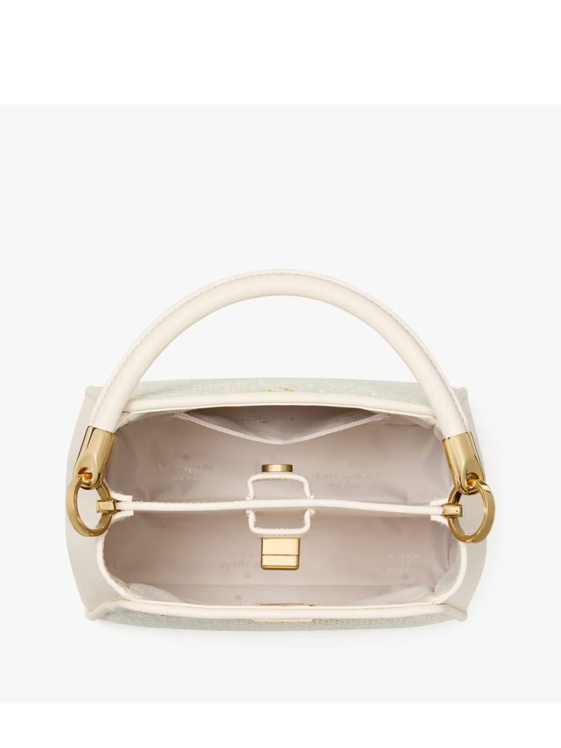 KATE SPADE Phoebe Straw Small Top Handle Bag - Image 4