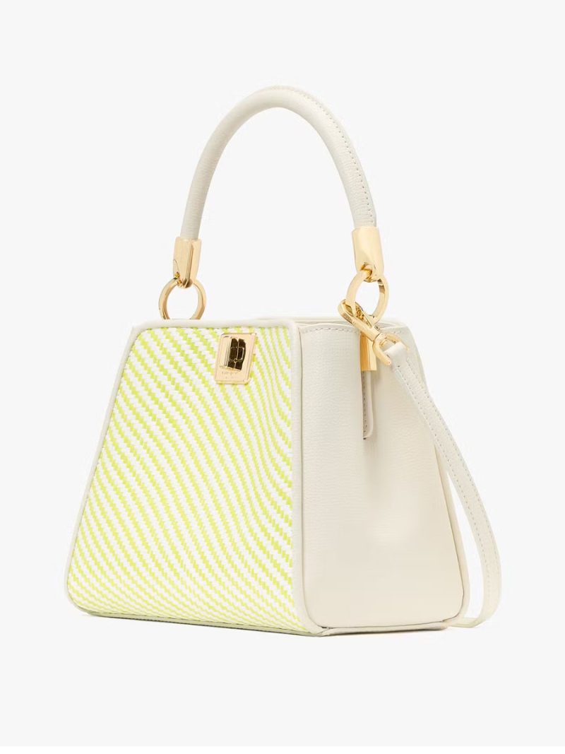 KATE SPADE Phoebe Straw Small Top Handle Bag - Image 5