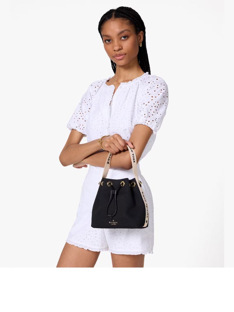 KATE SPADE Kip Canvas Bucket Bag - Image 5