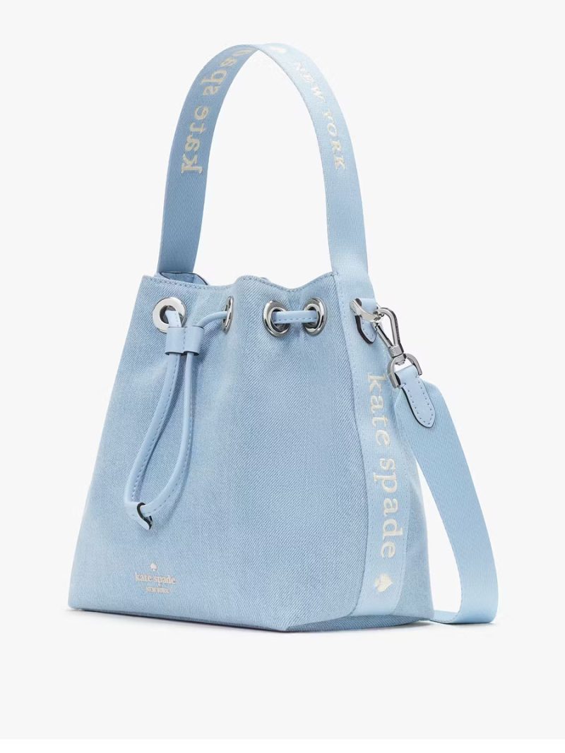 KATE SPADE Kip Denim Bucket Bag - Image 4