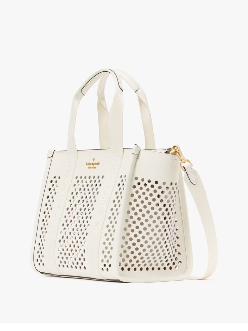 KATE SPADE Kip Perforated Leather Small Tote - Image 3