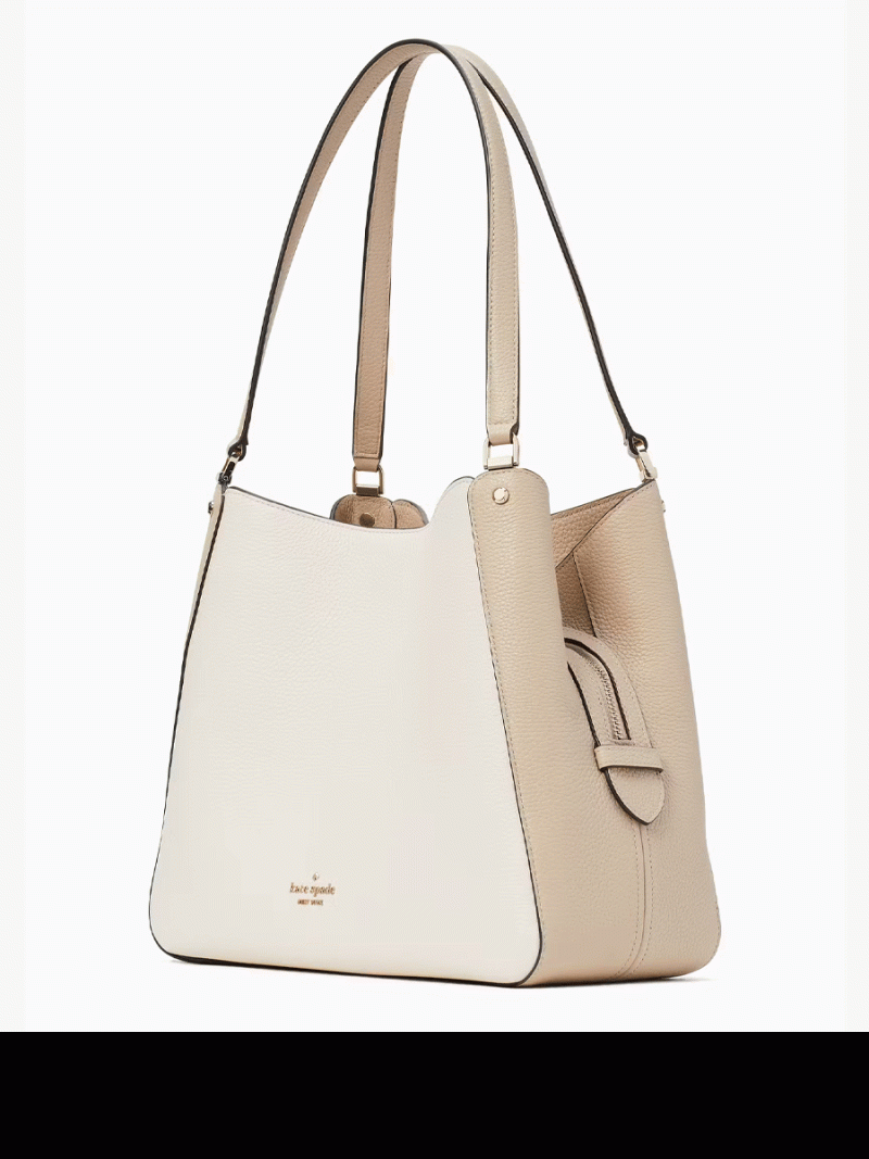 KATE SPADE Leila Colorblock Medium Triple Compartment Shoulder Bag - Image 3