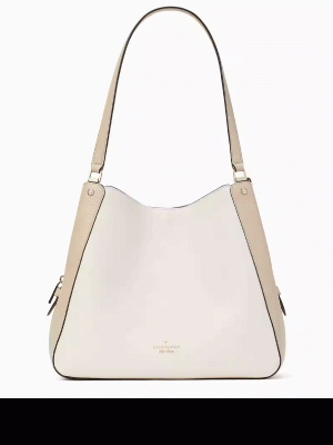 KATE SPADE Leila Colorblock Medium Triple Compartment Shoulder Bag
