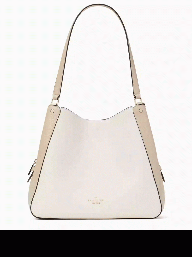 KATE SPADE Leila Colorblock Medium Triple Compartment Shoulder Bag