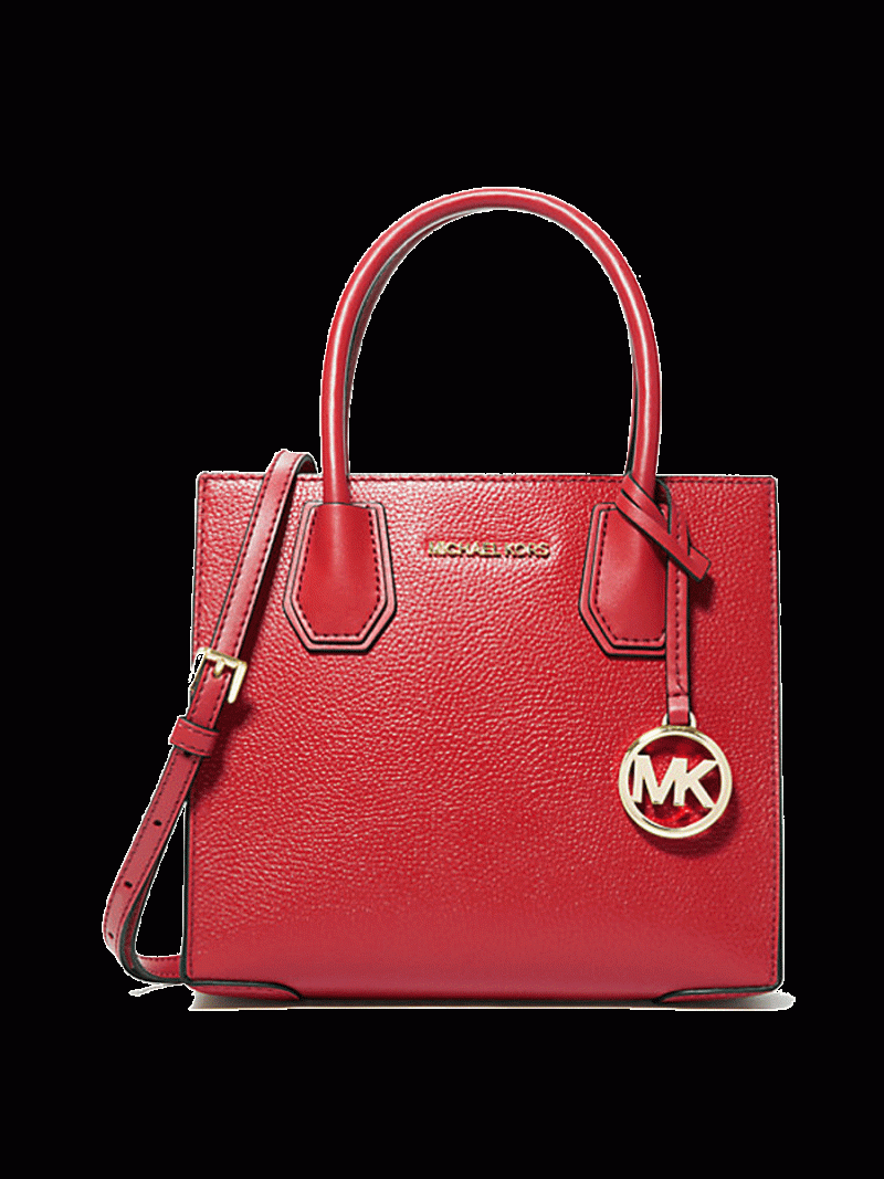 MICHAEL Michael Kors Mercer Medium Pebbled Leather Crossbody Bag