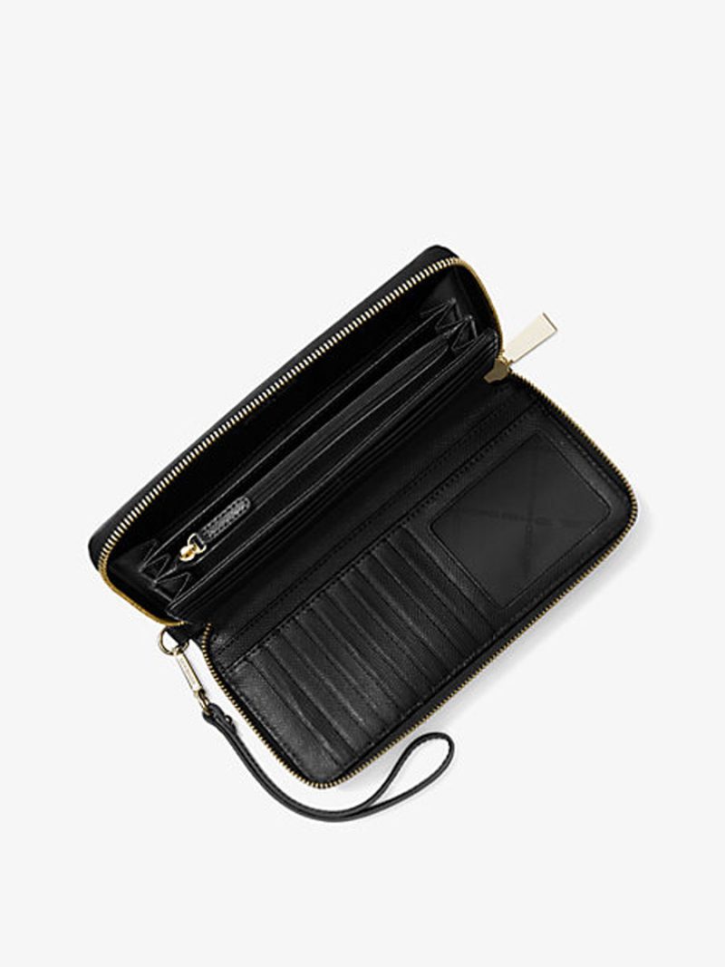 MICHAEL Michael Kors Leather Continental Wristlet - Image 2