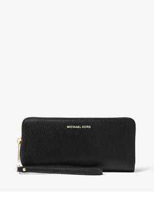 MICHAEL Michael Kors Leather Continental Wristlet