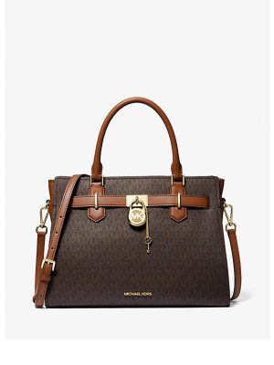 MICHAEL KORS Hamilton Medium Logo Satchel