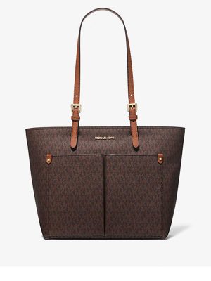 MICHAEL Michael Kors Jet Set Medium Logo Pocket Tote Bag