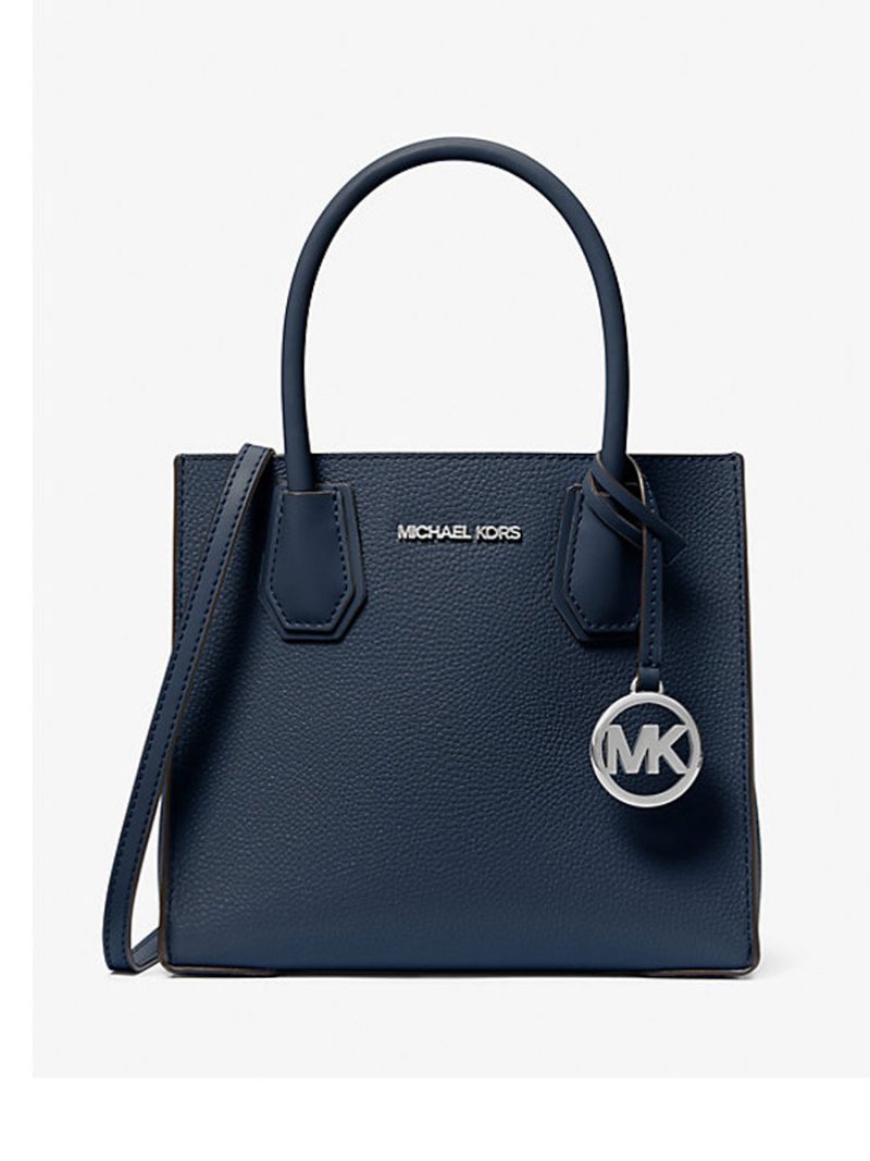 MICHAEL Michael Kors Mercer Medium Pebbled Leather Crossbody Bag
