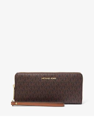MICHAEL Michael Kors Jet Set Travel Large Logo Continental Wristlet