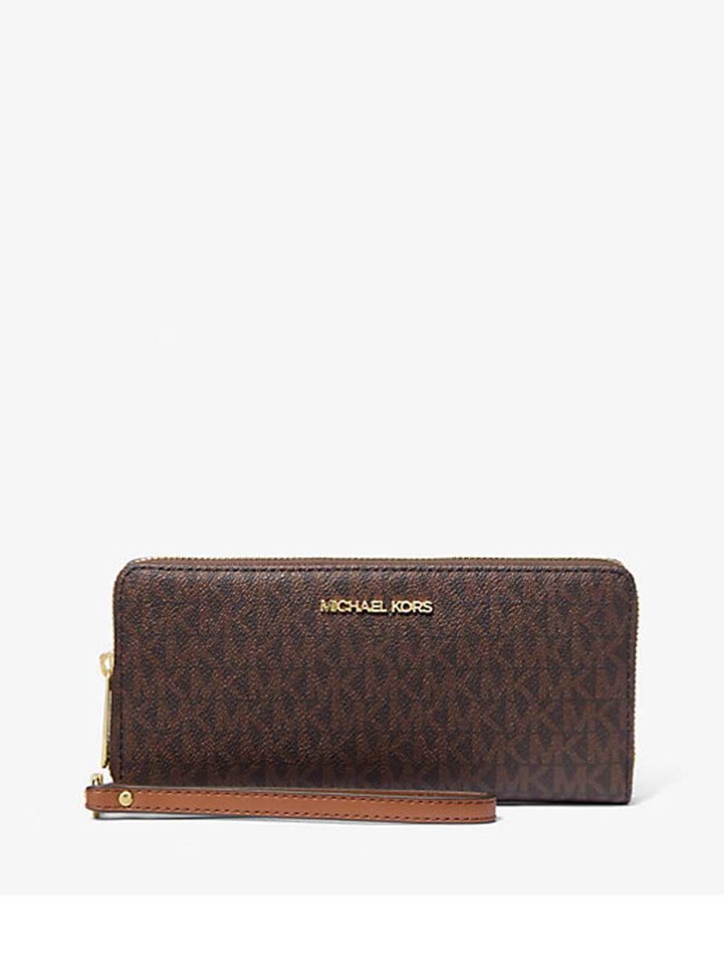 MICHAEL Michael Kors Jet Set Travel Large Logo Continental Wristlet
