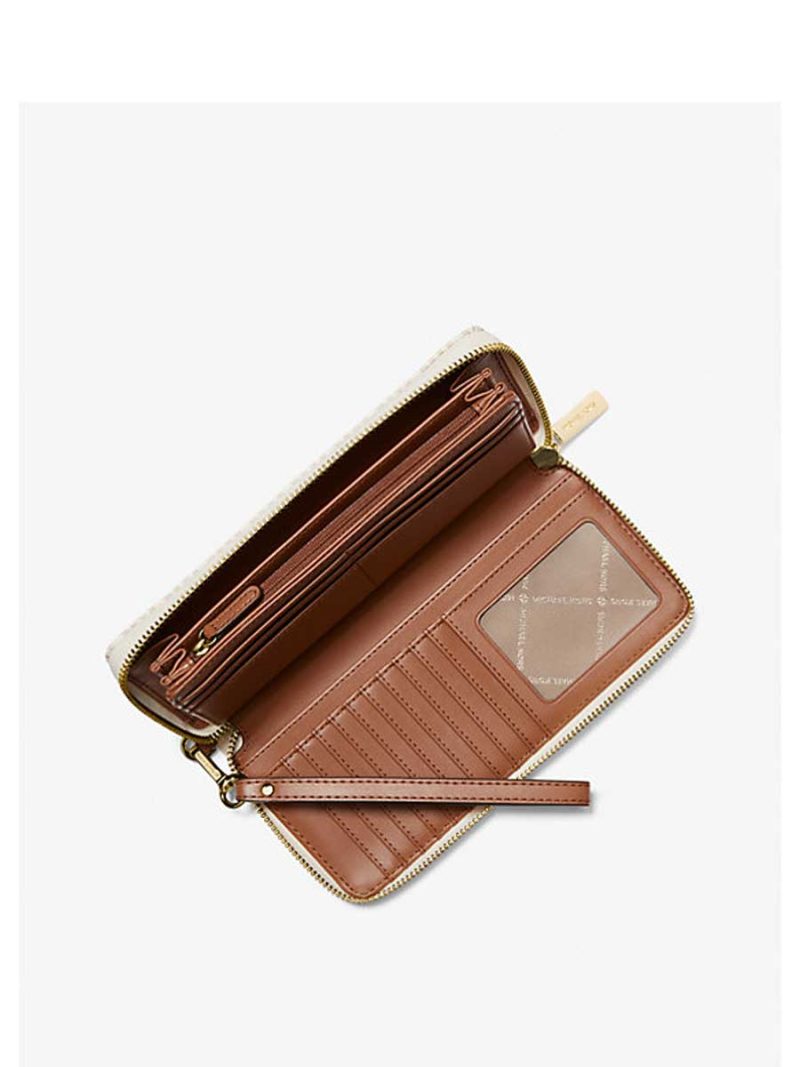 MICHAEL Michael Kors Jet Set Travel Large Logo Continental Wristlet - Image 2