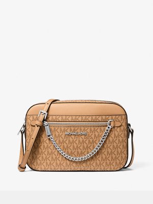 MICHAEL Michael Kors Jet Set Large Signature Logo Crossbody Bag
