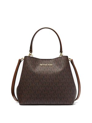 MICHAEL Michael Kors Pratt Small Signature Logo Shoulder Bag