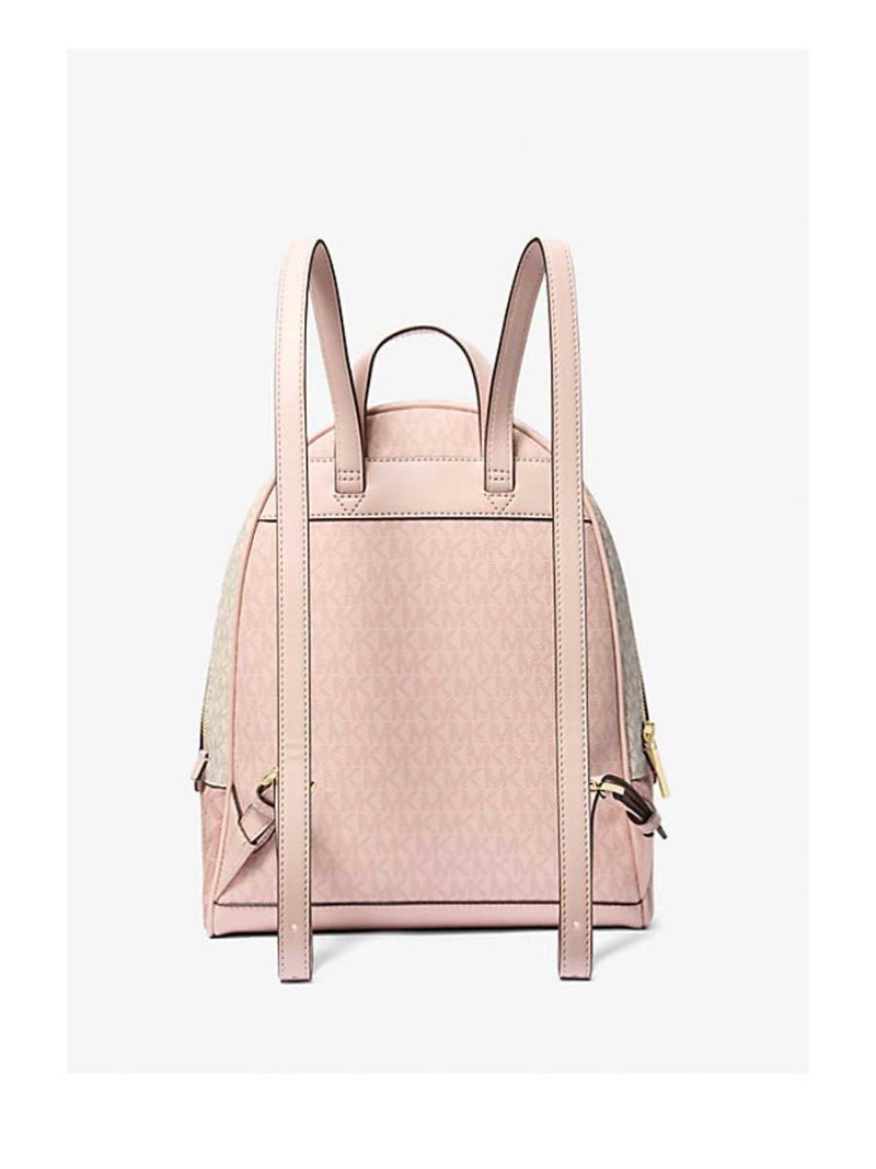 MICHAEL Michael Kors Rhea Medium Color-Block Signature Logo Backpack - Image 3
