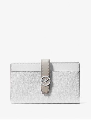 MICHAEL Michael Kors Greenwich Medium Signature Logo Wallet