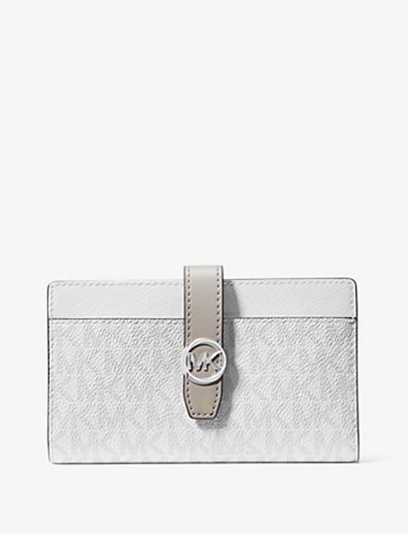 MICHAEL Michael Kors Greenwich Medium Signature Logo Wallet
