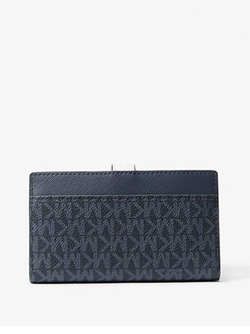 MICHAEL Michael Kors Greenwich Medium Signature Logo Wallet - Image 3
