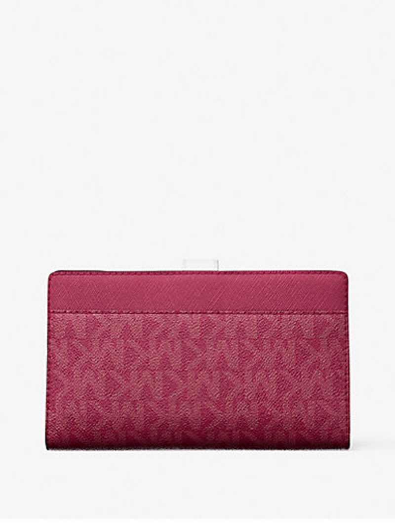 MICHAEL Michael Kors Greenwich Medium Signature Logo Wallet - Image 3
