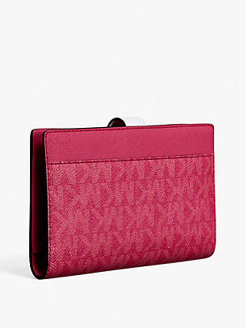 MICHAEL Michael Kors Greenwich Medium Signature Logo Wallet - Image 4
